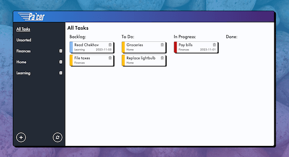 A screenshot of the Todo App